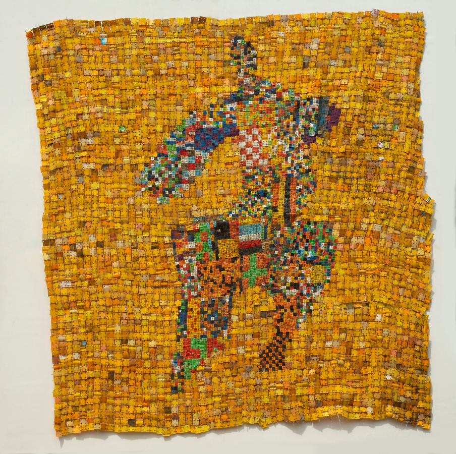 Artwork: Serge Attukwei Clottey, Rain dance, 2022