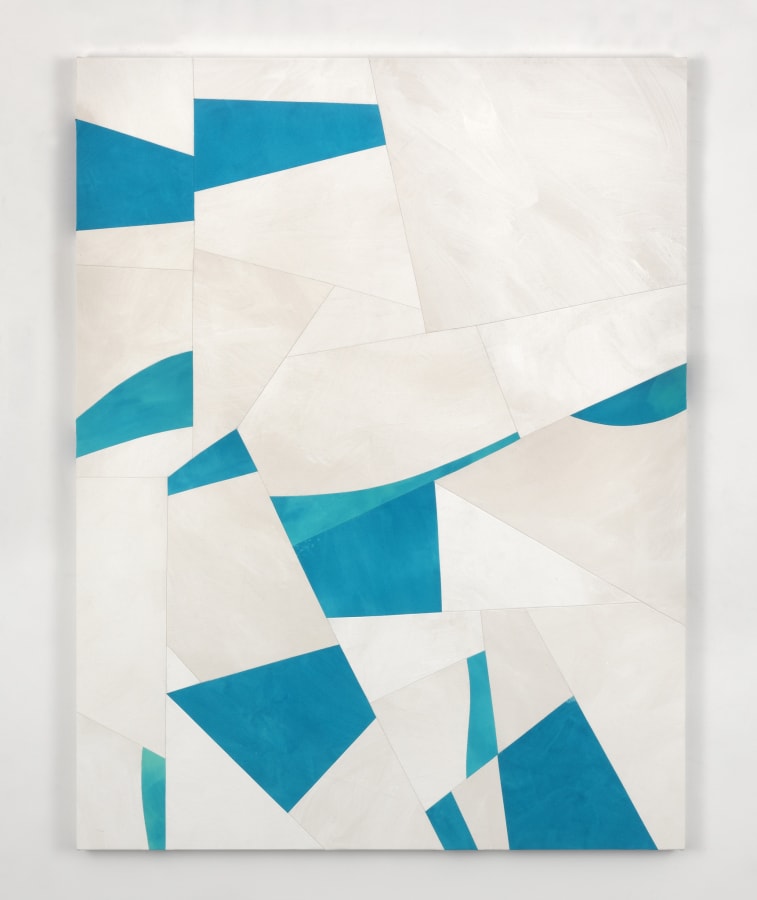 Artwork: Sarah Crowner, Sliced Warm Blue, 2016