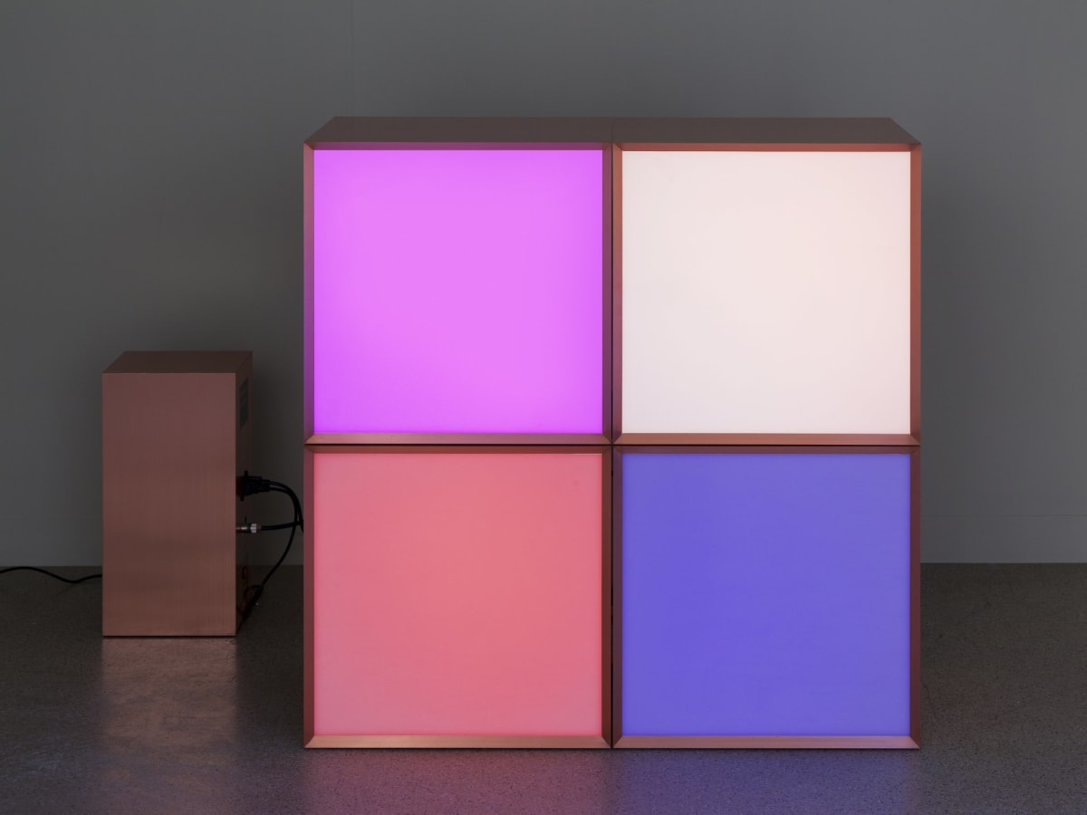 Artwork: Angela Bulloch, Copper grid 4, 2011