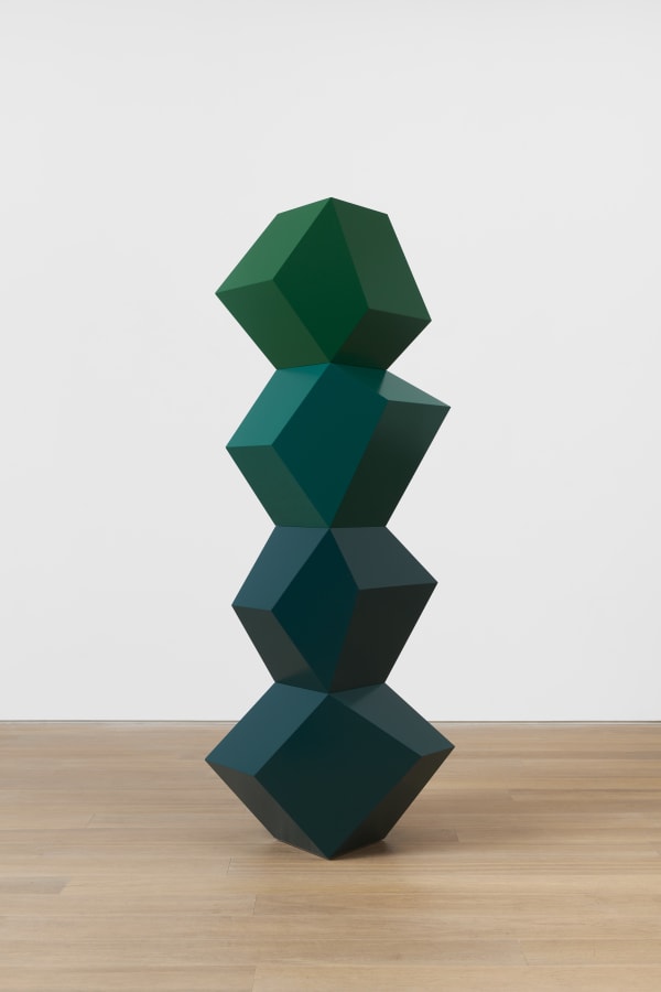 Artwork: Angela Bulloch, Rhombus Totem: Argon Dragon, 2021