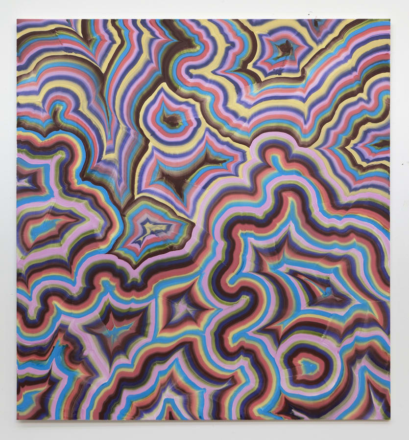 Artwork: Bernard Frize, Lialesci, 2014