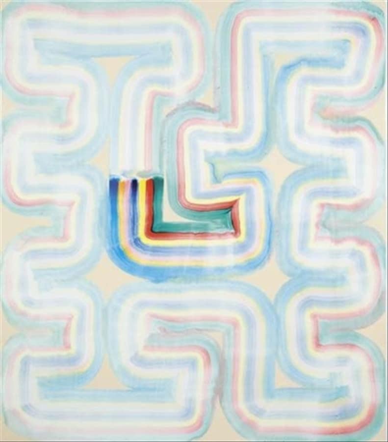 Artwork: Bernard Frize, 35% Vrai 60% Faux, 1999