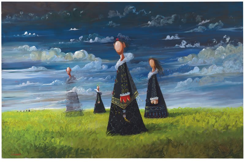 Artwork: George Condo, Visions of Mexico, 1995
