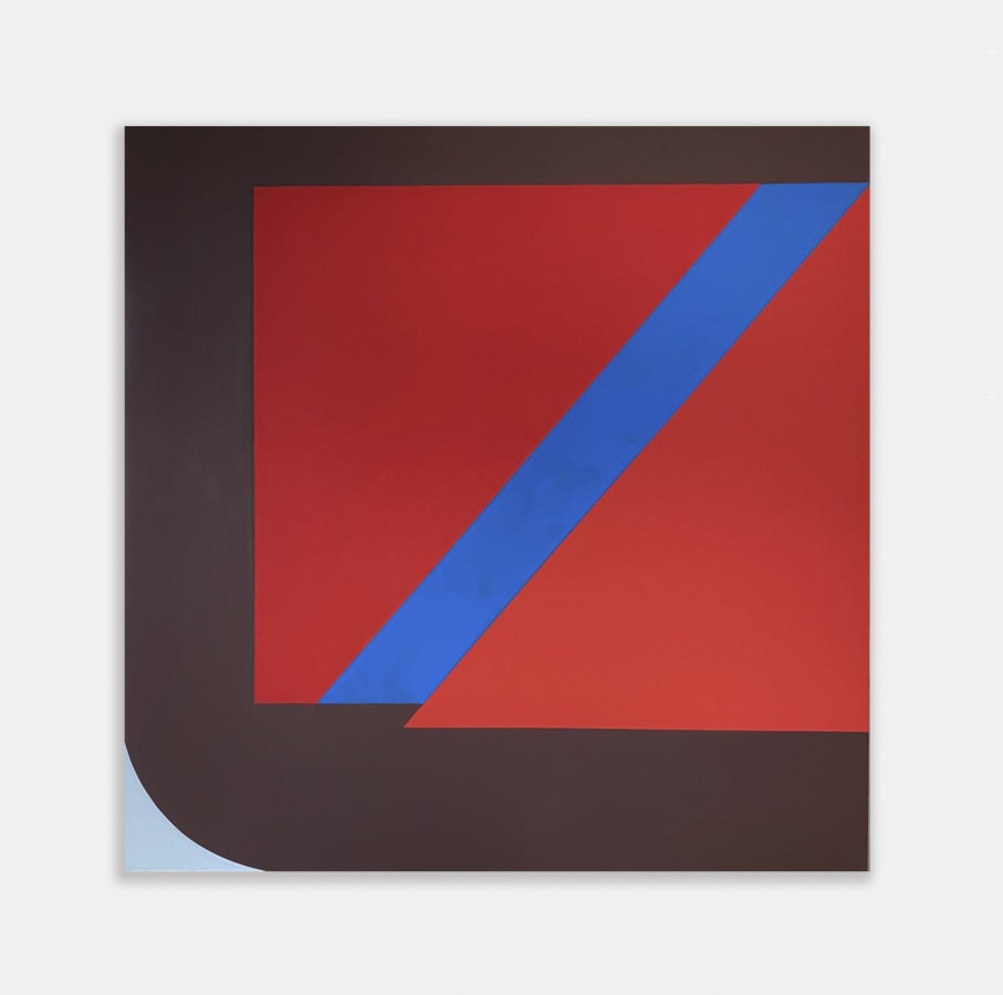 Artwork: Georg Karl Pfahler, Ost-West Transit Nr. XVII (N-Süd), 1969-1970