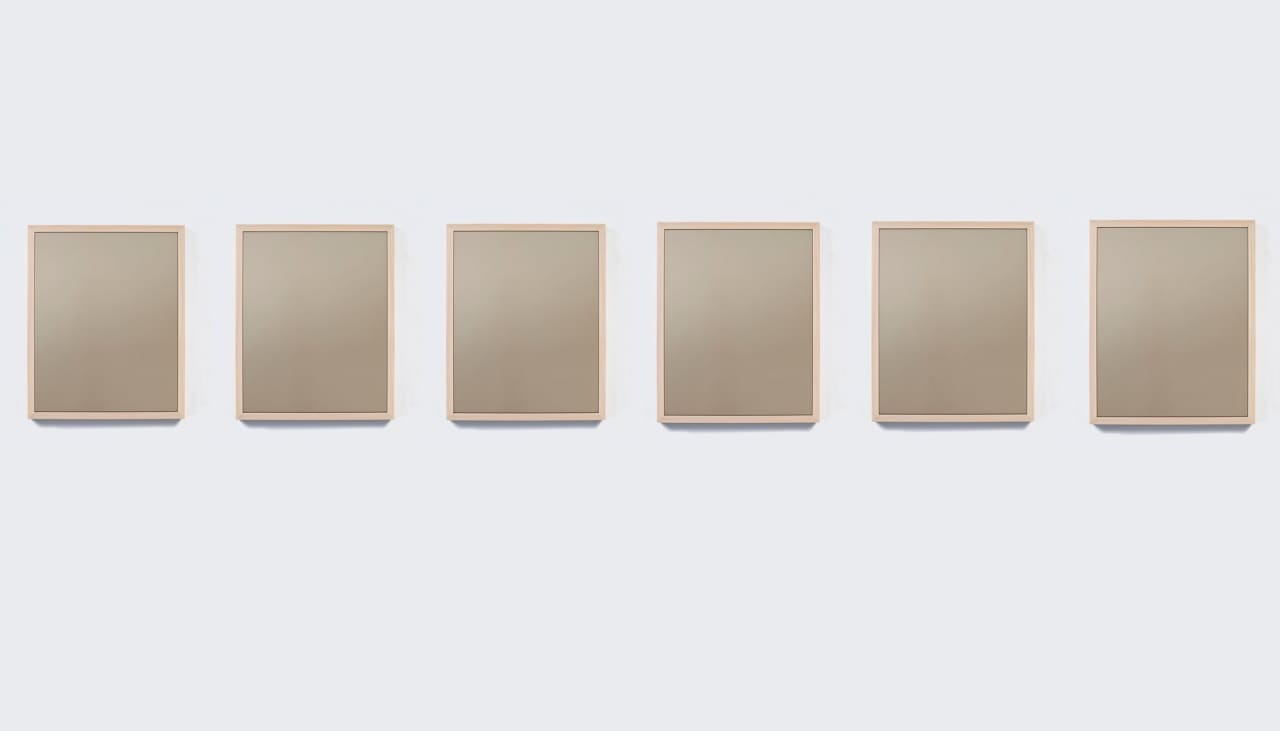 Artwork: Sherrie Levine, Bronze Mirror (1-6), 2012