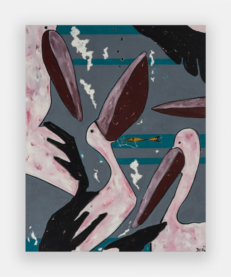 Artwork: Werner Büttner, The Siege of the Sardine, 2020