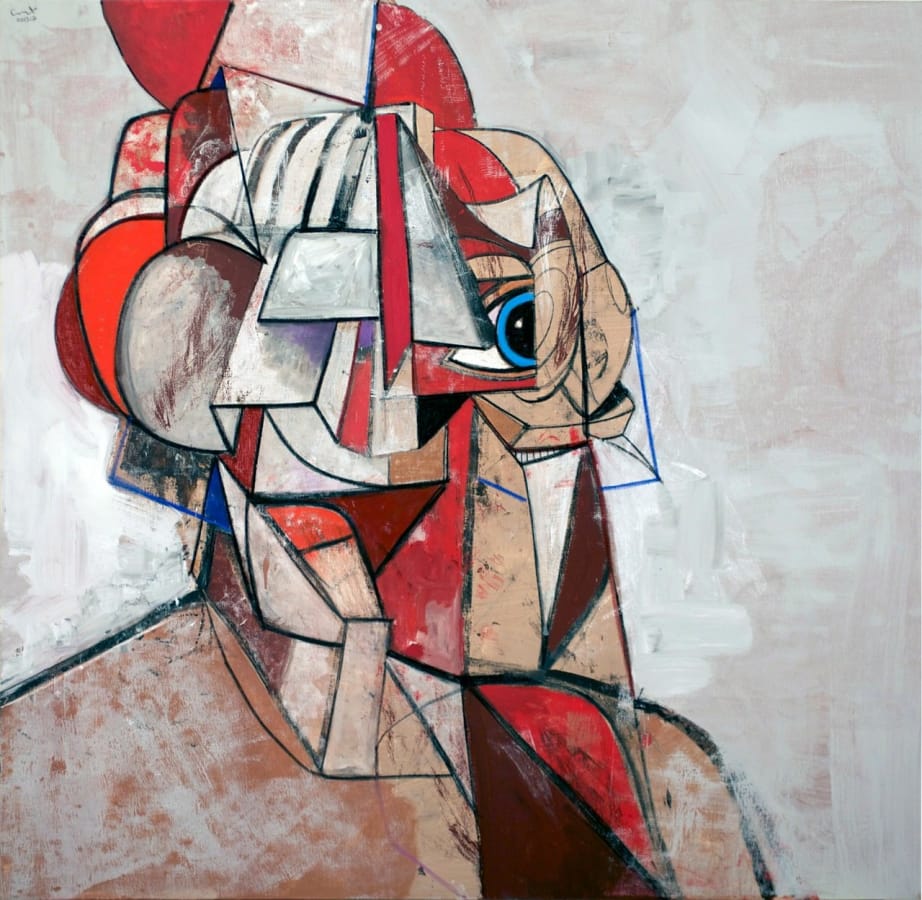 Artwork: George Condo, Iron Man, 2013