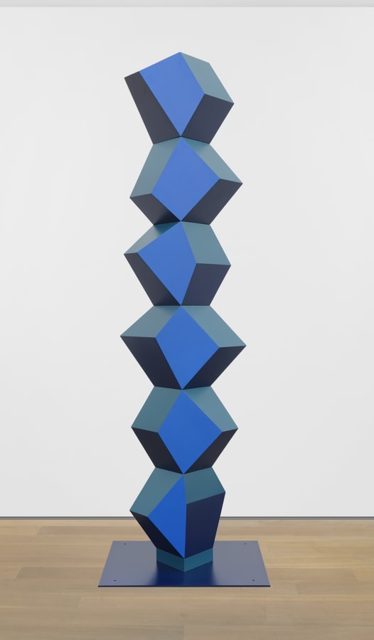 Artwork: Angela Bulloch, Heavy Metal Stack of Six: Bustle Hedgerow, 2020