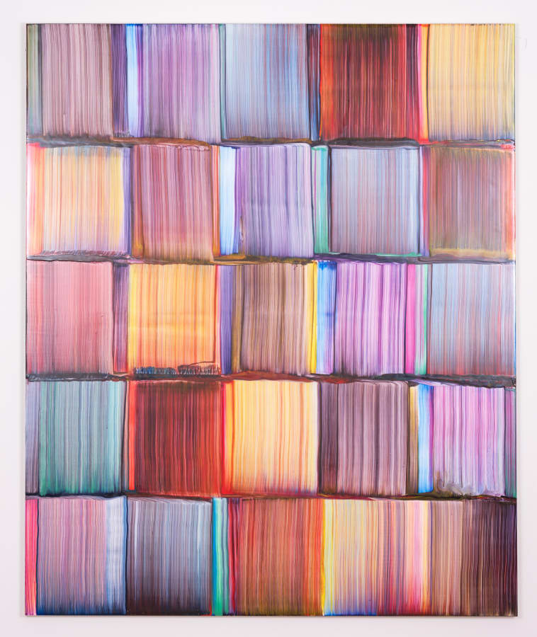 Artwork: Bernard Frize, Houle, 2017