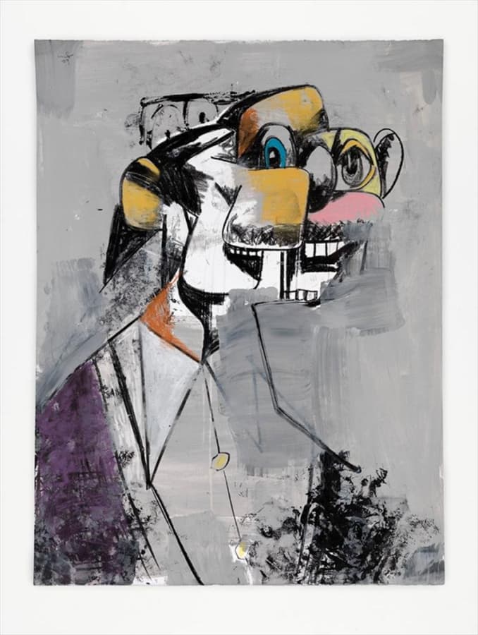 Artwork: George Condo, Deconstructed Portrait, 2009