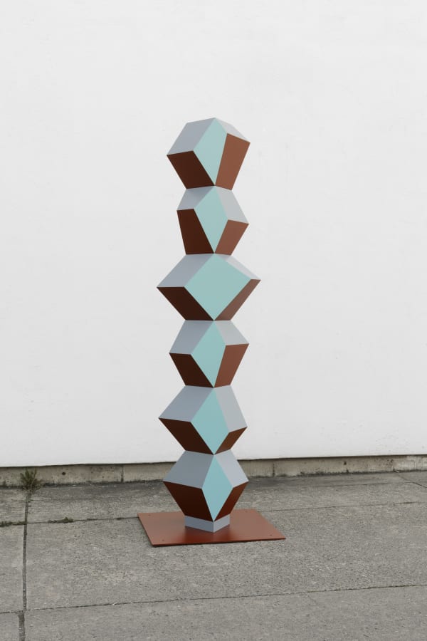 Artwork: Angela Bulloch, Heavy Metal Stack of Six: Squirrel Nut, 2019