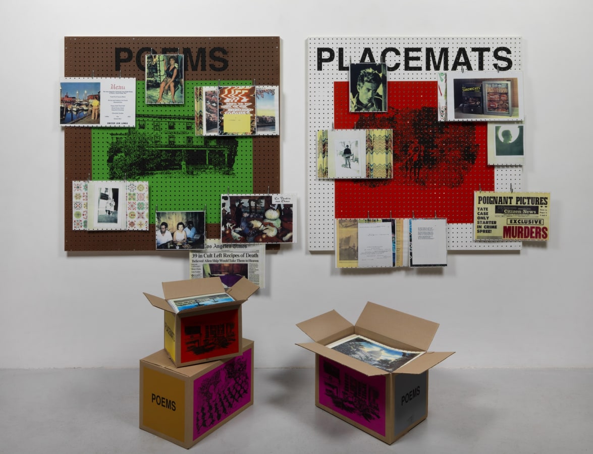 Artwork: Allen Ruppersberg, Poems & placemats, 2008