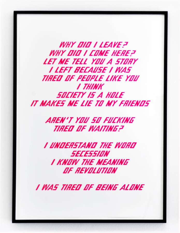 Artwork: Mai-Thu Perret, Society Is A Hole, 2009