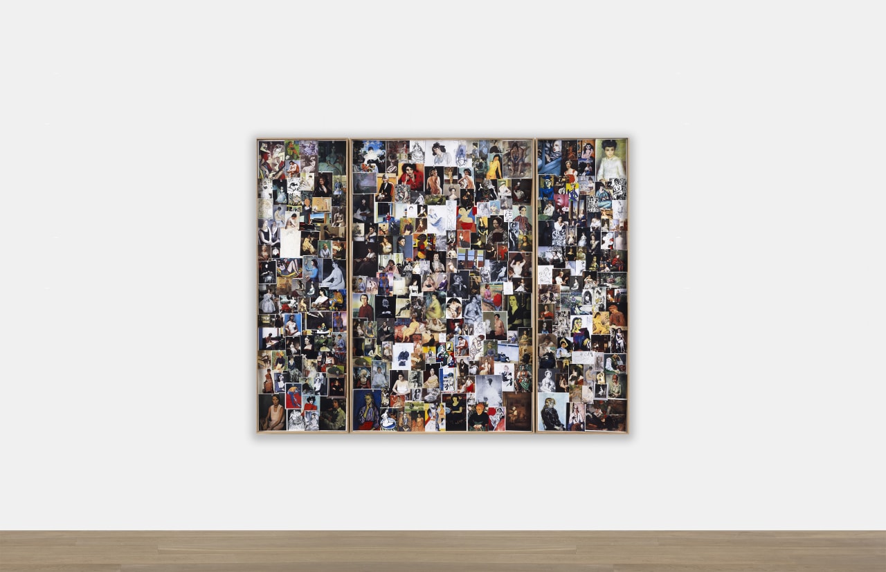 Artwork: Hans-Peter Feldmann, Seated women in paintings