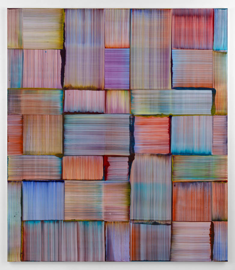 Artwork: Bernard Frize, Vatu, 2018