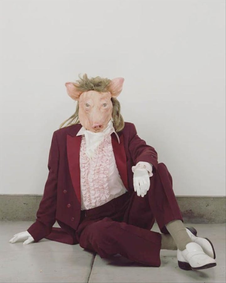 Artwork: Marnie Weber, Pig Host sculpture, 2009