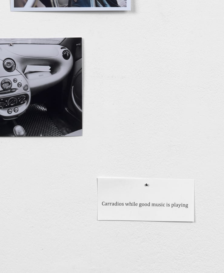 Artwork: Hans-Peter Feldmann, Car radios while good music is playing