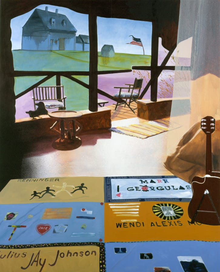 Artwork: Dexter Dalwood, Bringing it All Back Home, 2006