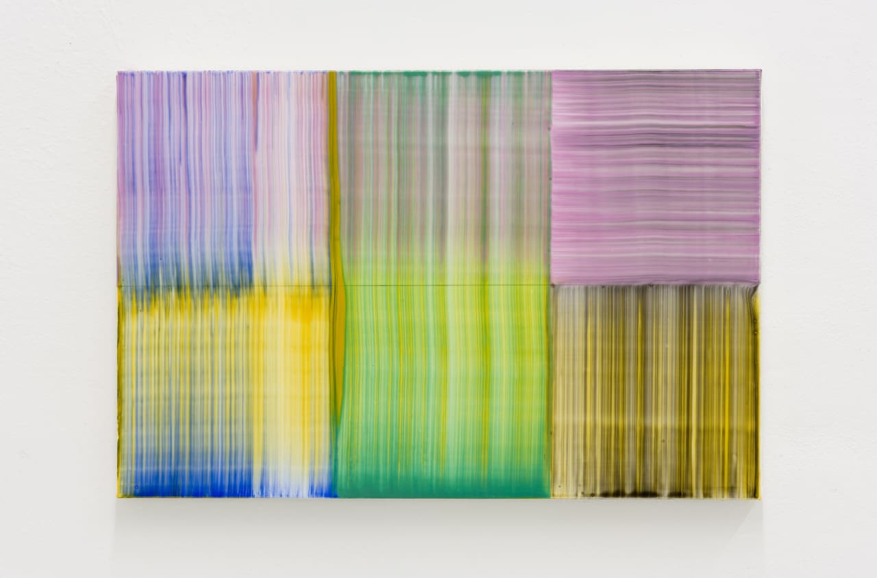 Artwork: Bernard Frize, Feux et Lacs n°6, 2016