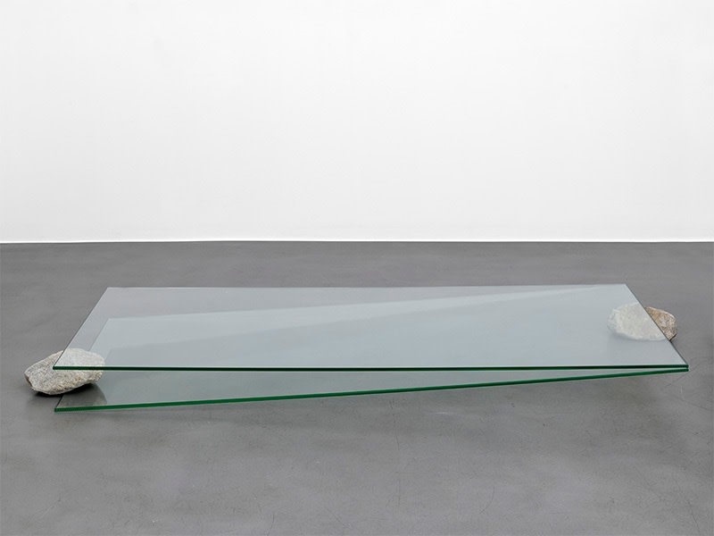 Artwork: Keiji Uematsu, Situation - glass and stone, 2016