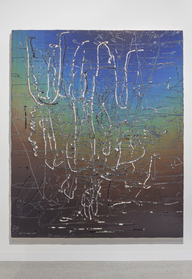 Artwork: Garth Weiser, Color shift painting # 1, 2018