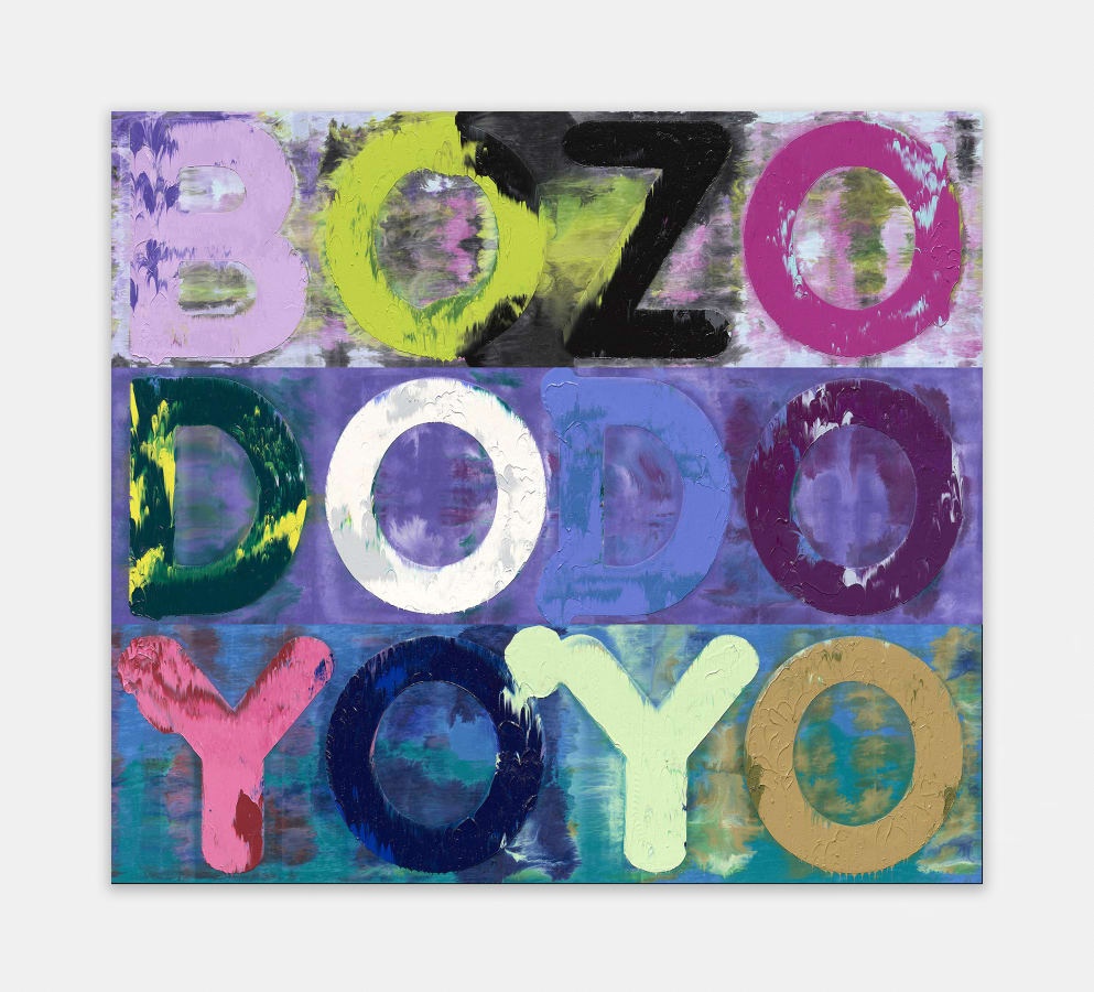 Artwork: Mel Bochner, Bozo, 2019