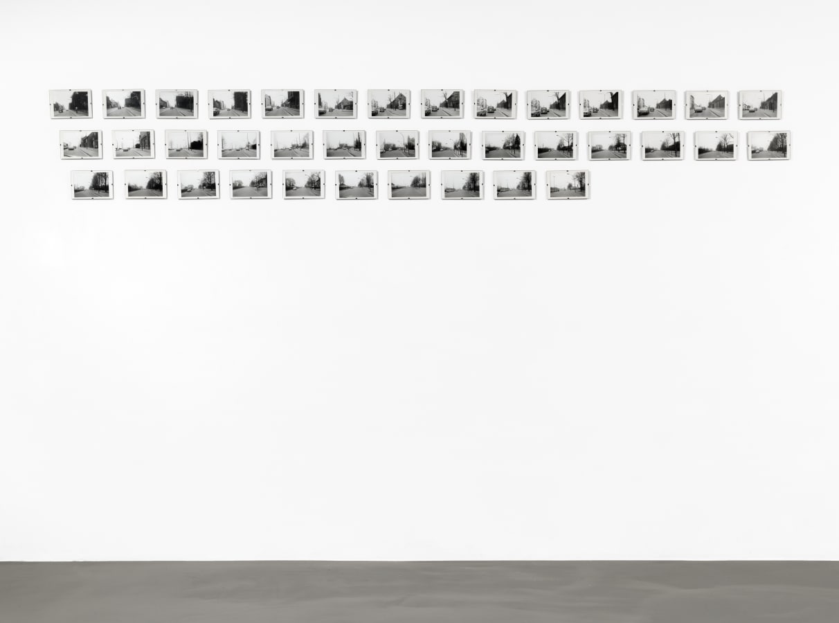 Artwork: Hans-Peter Feldmann, Time series - Car driving, 1970