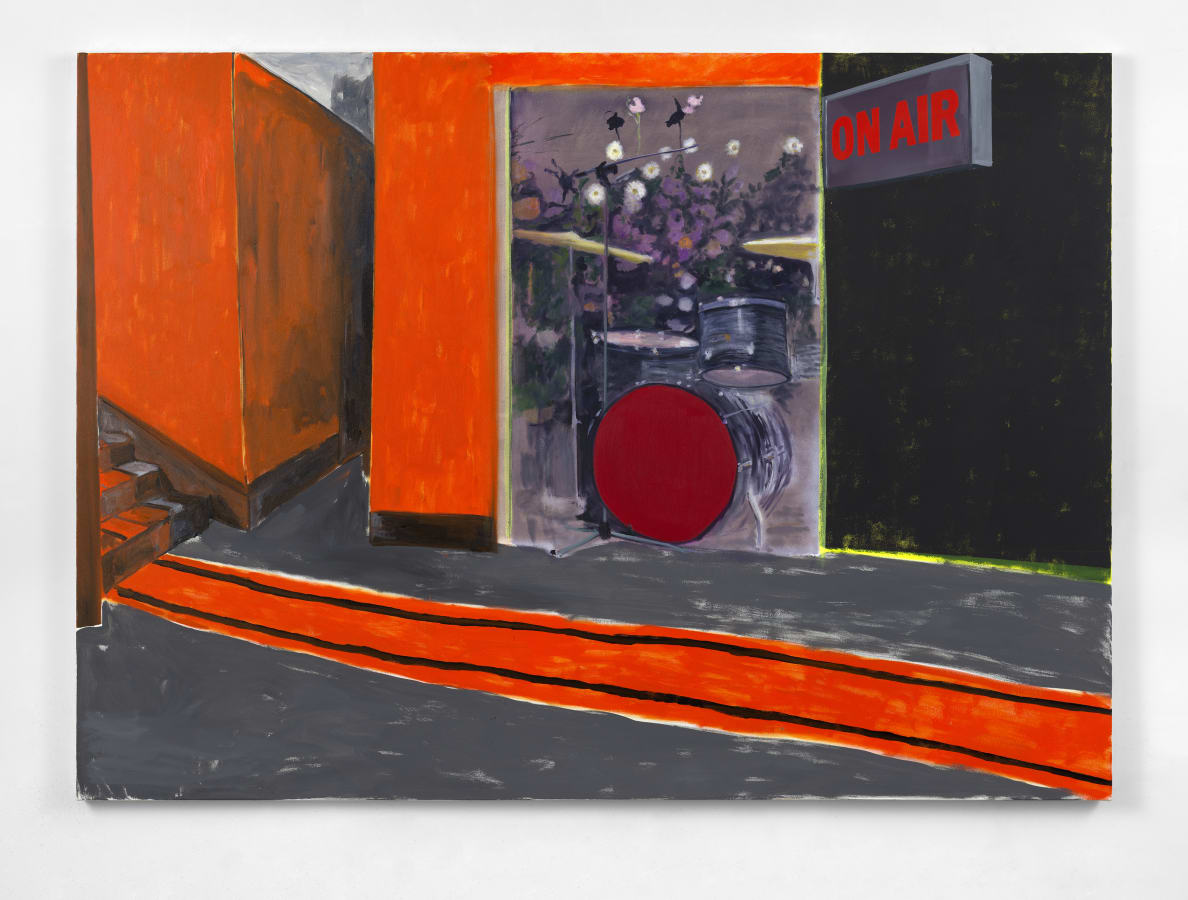 Artwork: Dexter Dalwood, ON AIR, 2018