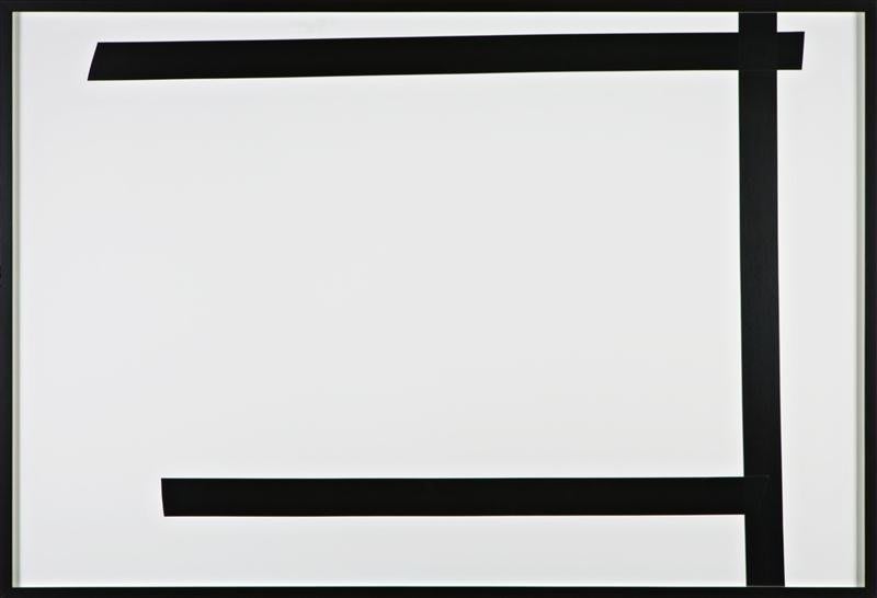Artwork: Matias Faldbakken, Untitled (Tape Drawing #12), 2008