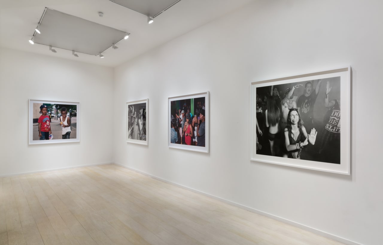 Installation view of Mark Neville: London/Pittsburgh at Alan Cristea Gallery, London, 2014. Photo: Peter White.