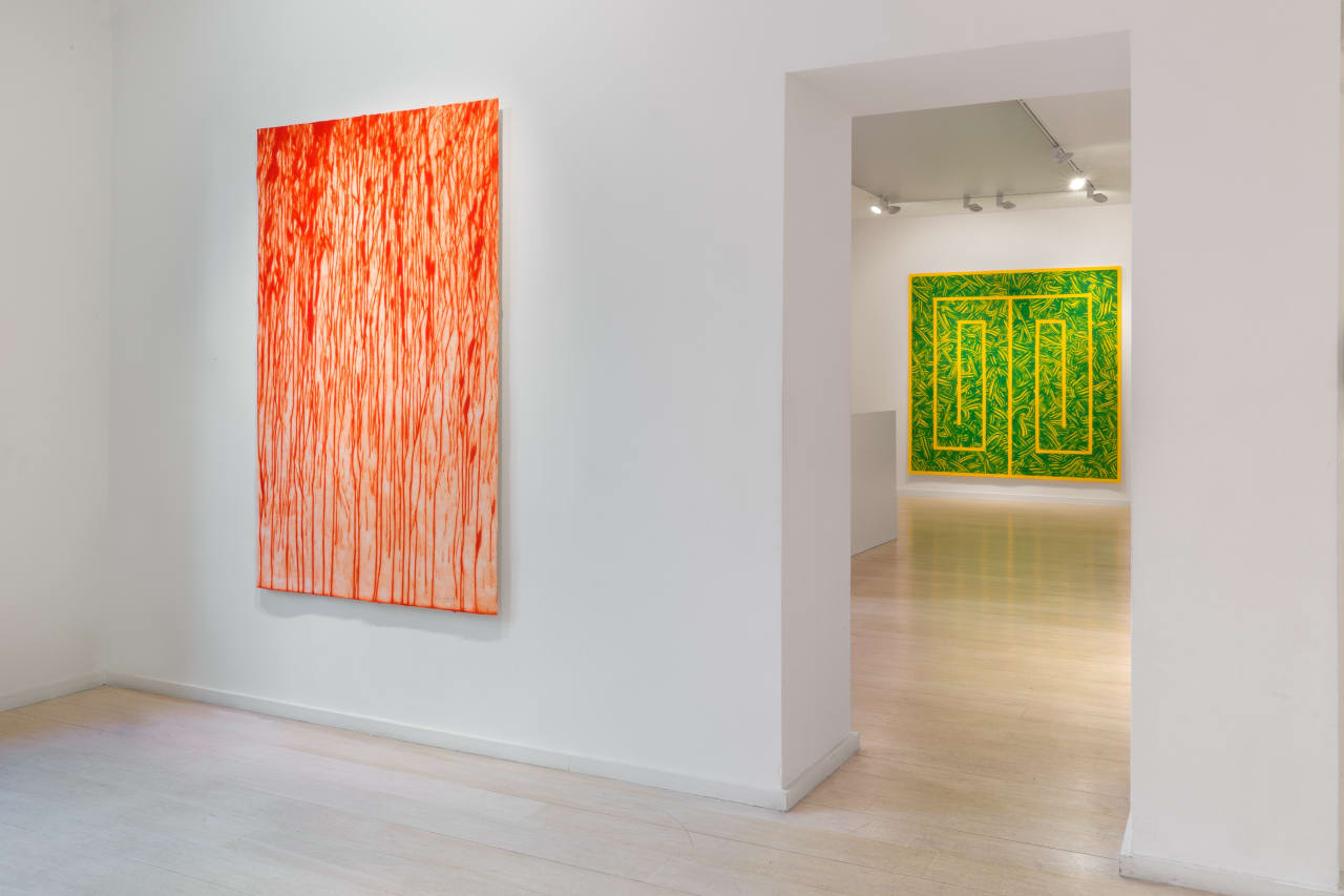 Installation view of Richard Long: The Spike Island Tapes at Alan Cristea Gallery, London, 2015. Photo: Peter White.