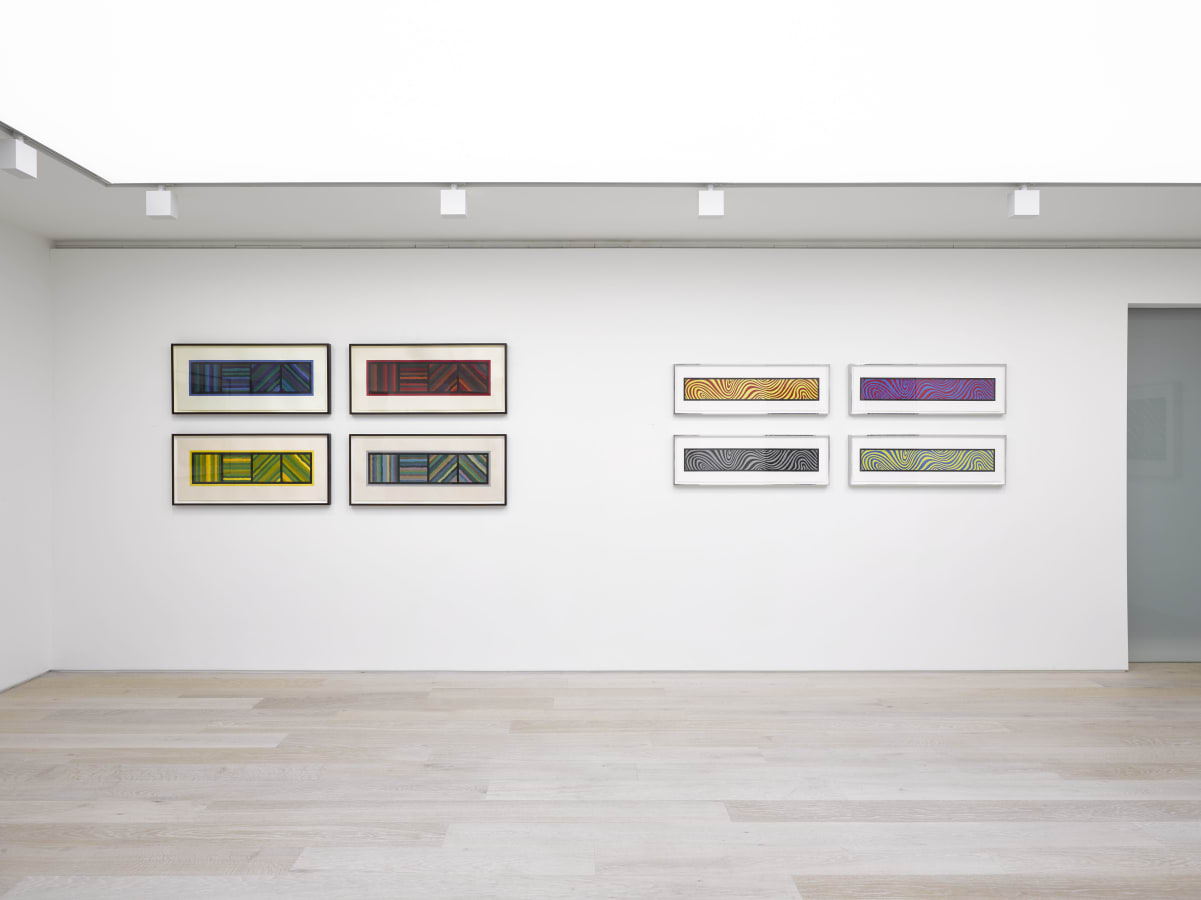 Installation view of Sol LeWitt: Colour at Alan Cristea Gallery, London, 2018. Photo: Jack Hems.