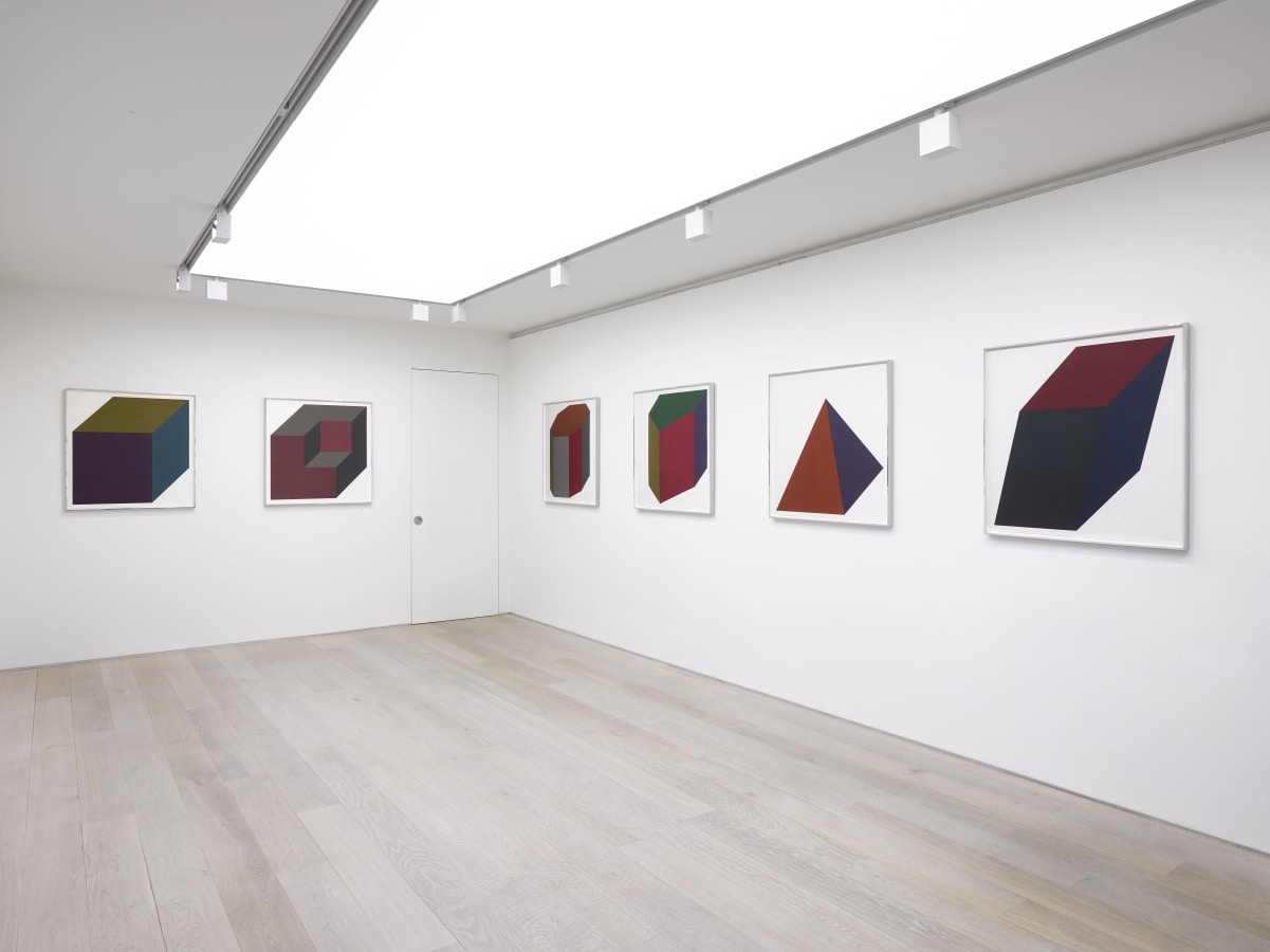 Installation view of Sol LeWitt: Colour at Alan Cristea Gallery, London, 2018. Photo: Jack Hems.