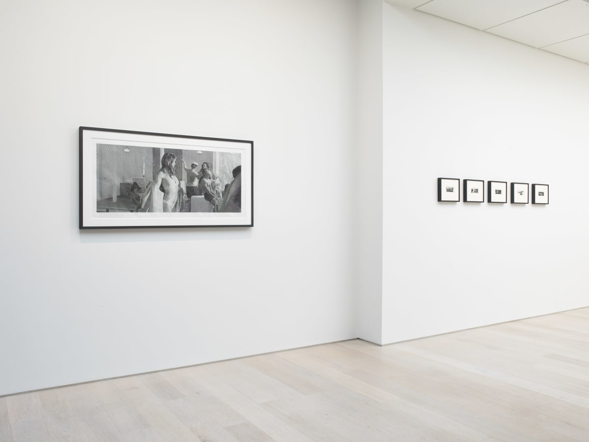 Installation view of Marie Harnett: Still at Alan Cristea Gallery, London, 2017. Photo: Stephen White & Co.