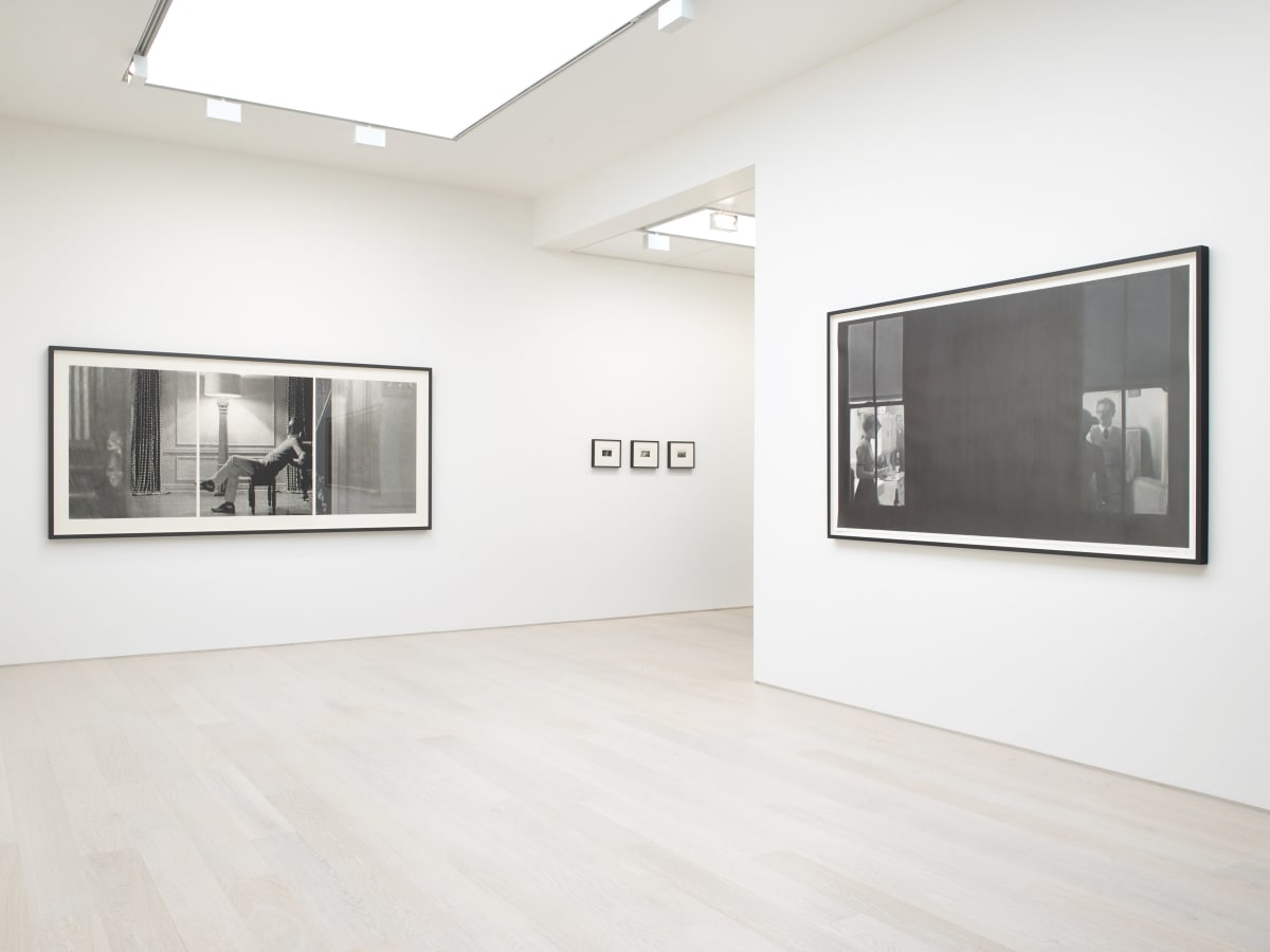 Installation view of Marie Harnett: Still at Alan Cristea Gallery, London, 2017. Photo: Stephen White & Co.