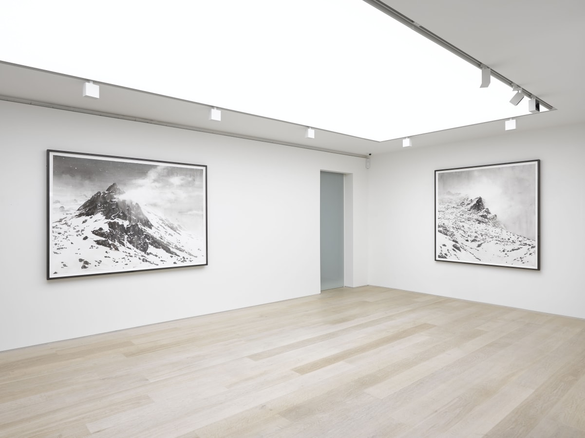 Installation view of Emma Stibbon: Fire and Ice at Alan Cristea Gallery, London, 2019. Photo: Jack Hems.