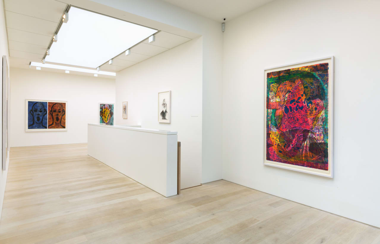 Installation view of Jim Dine: Poet Singing at Alan Cristea Gallery, London, 2017. Photo: FXP Photography.