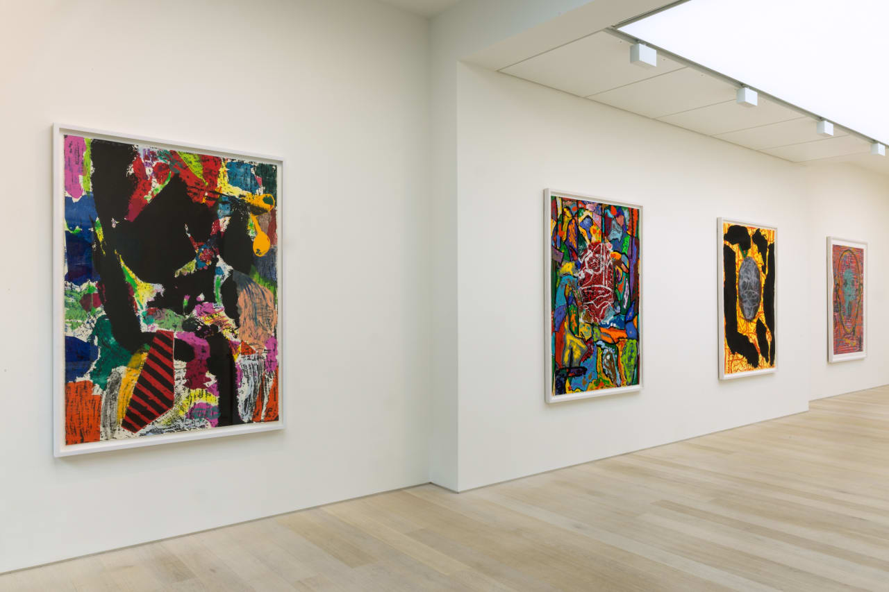 Installation view of Jim Dine: Poet Singing at Alan Cristea Gallery, London, 2017. Photo: FXP Photography.