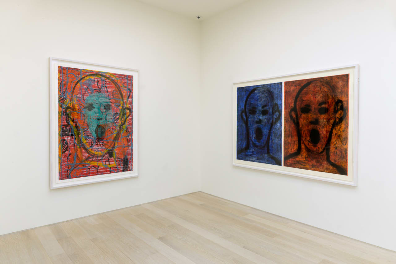 Installation view of Jim Dine: Poet Singing at Alan Cristea Gallery, London, 2017. Photo: FXP Photography.