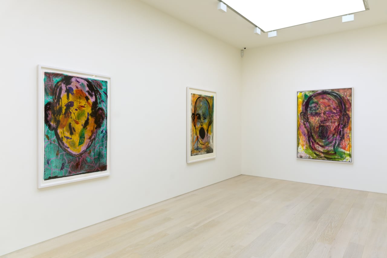 Installation view of Jim Dine: Poet Singing at Alan Cristea Gallery, London, 2017. Photo: FXP Photography.
