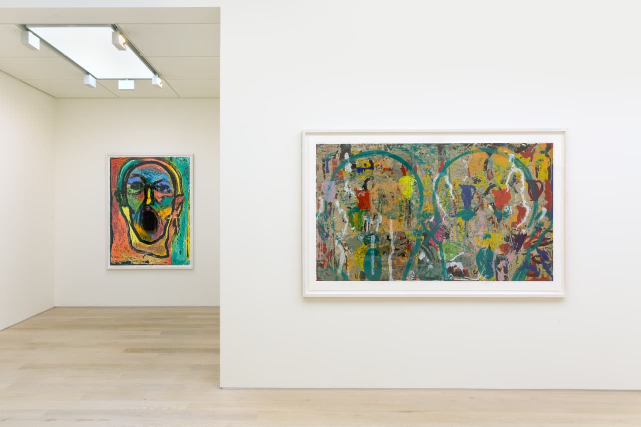 Installation view of Jim Dine: Poet Singing at Alan Cristea Gallery, London, 2017. Photo: FXP Photography.