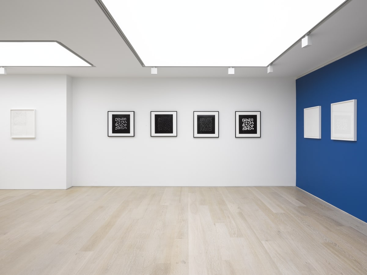 Installation view of Anni Albers | Connections: Prints 1963 – 1984 at Alan Cristea Gallery, London, 2018. Photo: Jack Hems.