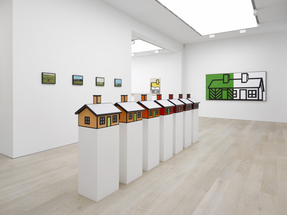 Installation view of Richard Woods: The Ideal Home Exhibition at Alan Cristea Gallery, London, 2018. Photo: Jack Hems.