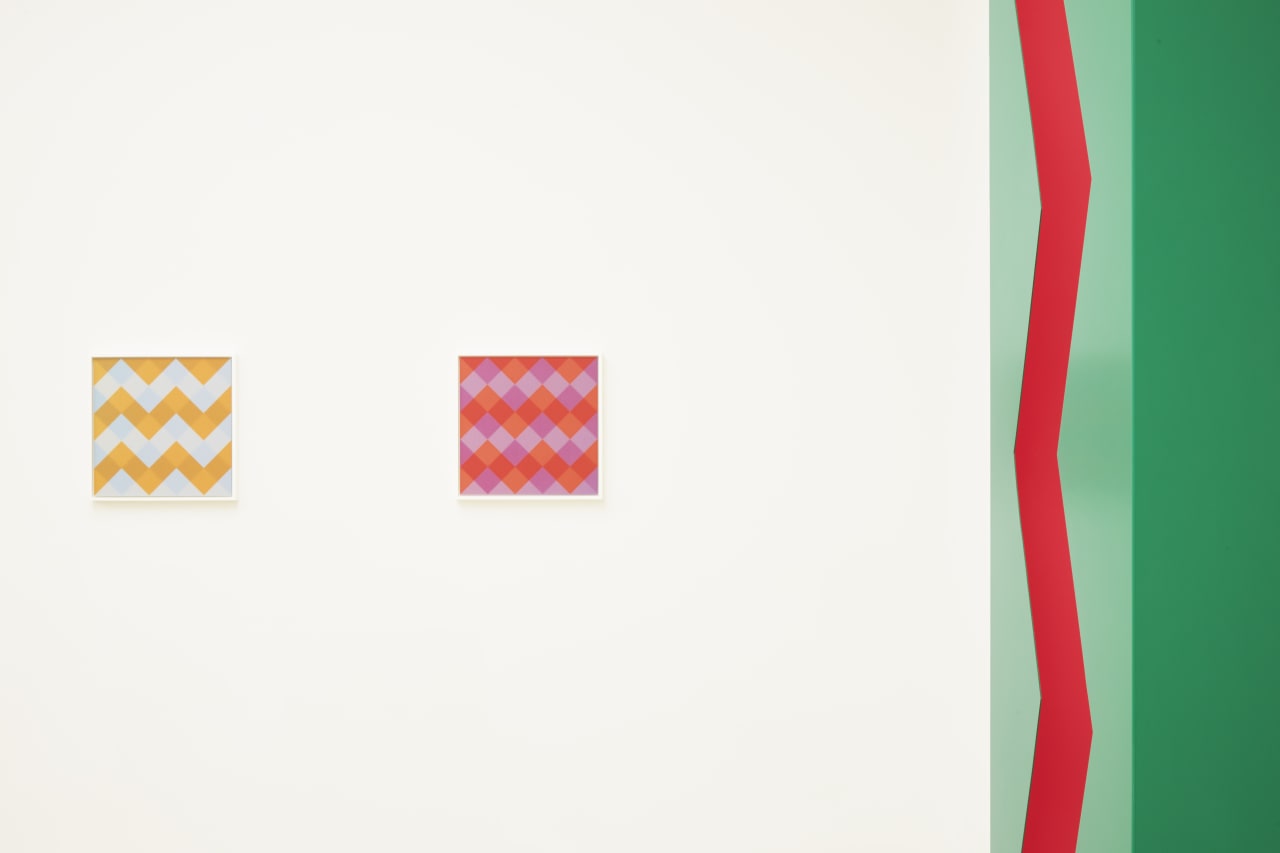 Rana Begum: Reflection on Colour and Form at Cristea Roberts Gallery, London, 2022. Photo: Maxwell Anderson