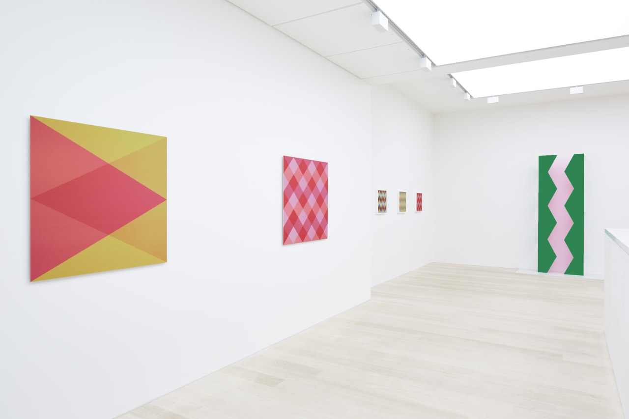 Rana Begum: Reflection on Colour and Form at Cristea Roberts Gallery, London, 2022. Photo: Maxwell Anderson