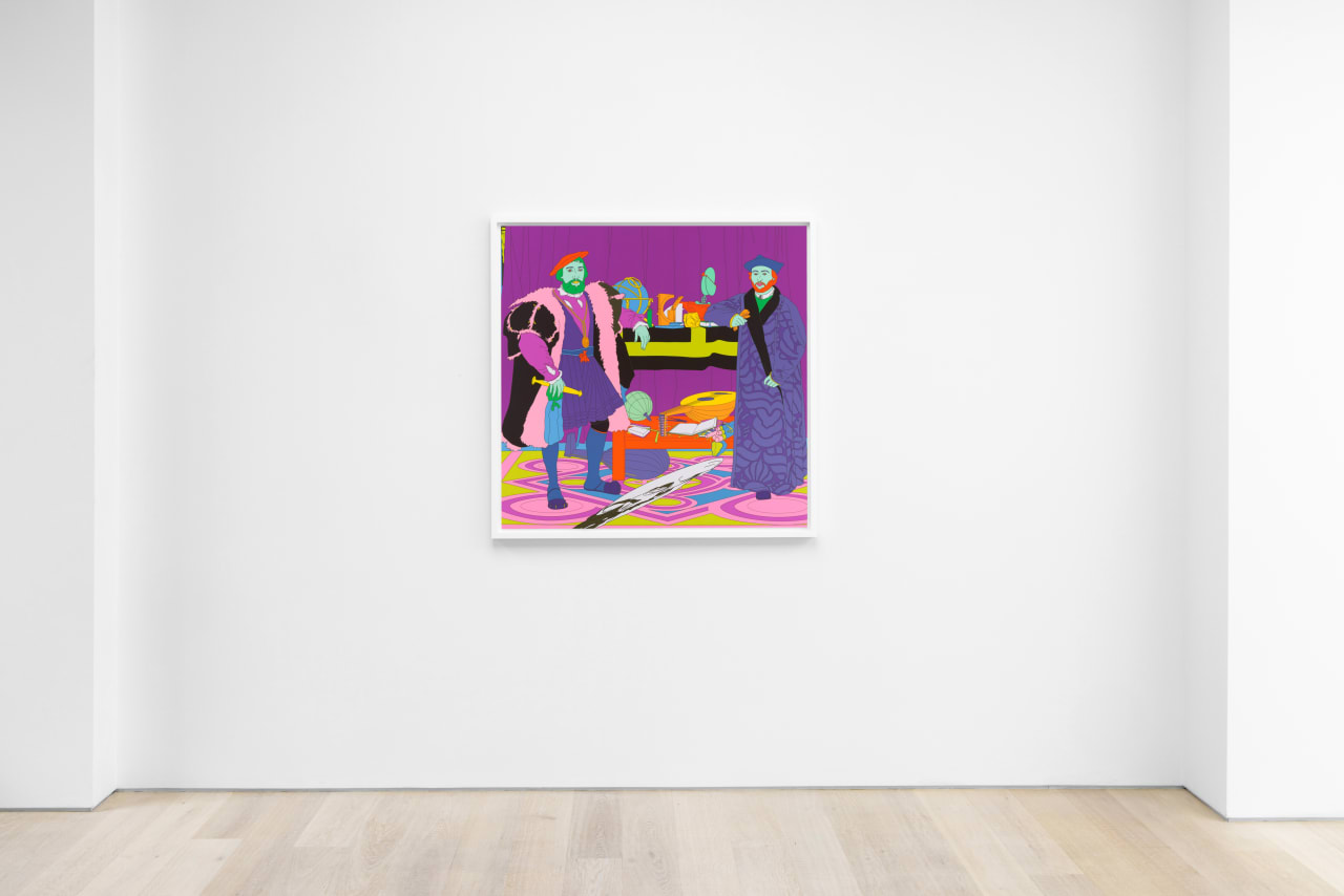 Installation view of Michael Craig-Martin: Past Present at Cristea Roberts Gallery, London, 2022. Photo: Sam Roberts Photography.