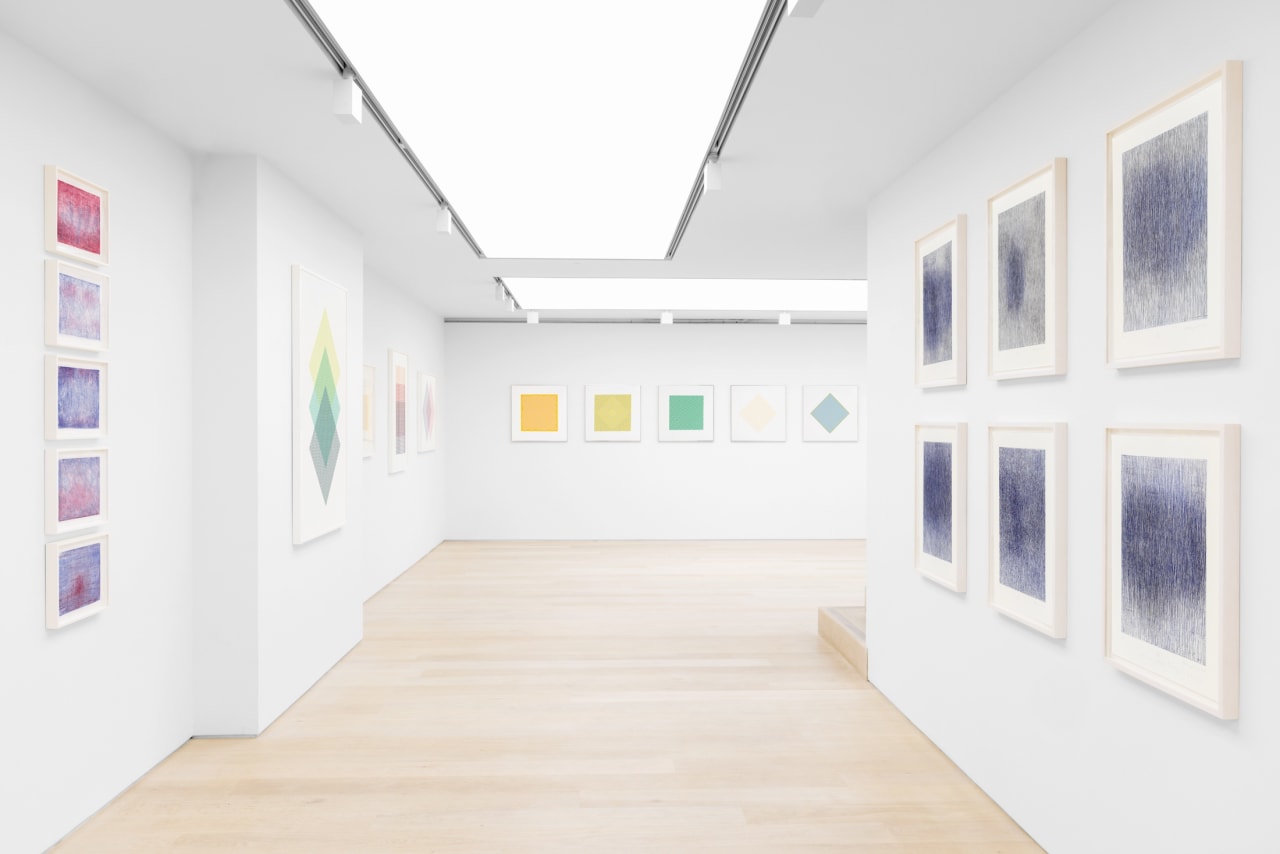 Installation view of Sensing Abstraction at Cristea Roberts Gallery, London, 2023. Photo: Sam Roberts Photography.