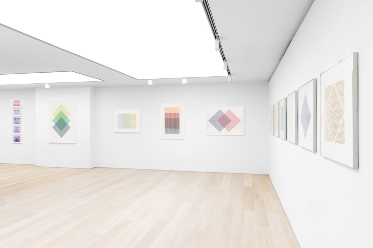 Installation view of Sensing Abstraction at Cristea Roberts Gallery, London, 2023. Photo: Sam Roberts Photography.