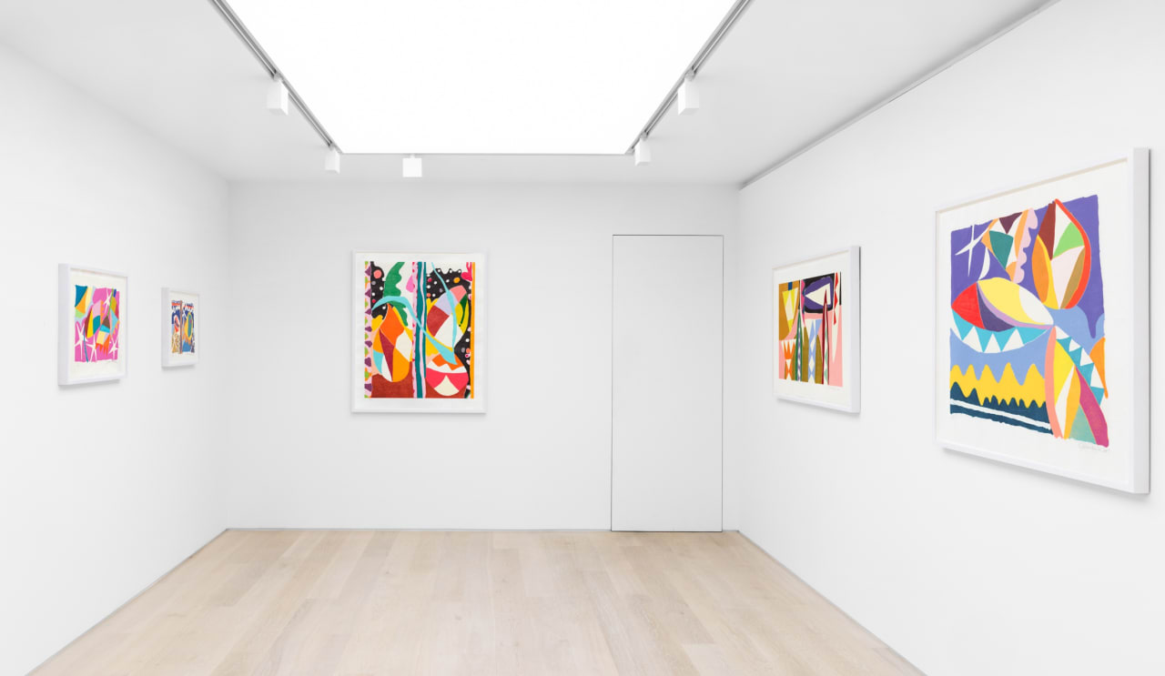 Installation view of Sensing Abstraction at Cristea Roberts Gallery, London, 2023. Photo: Sam Roberts Photography.