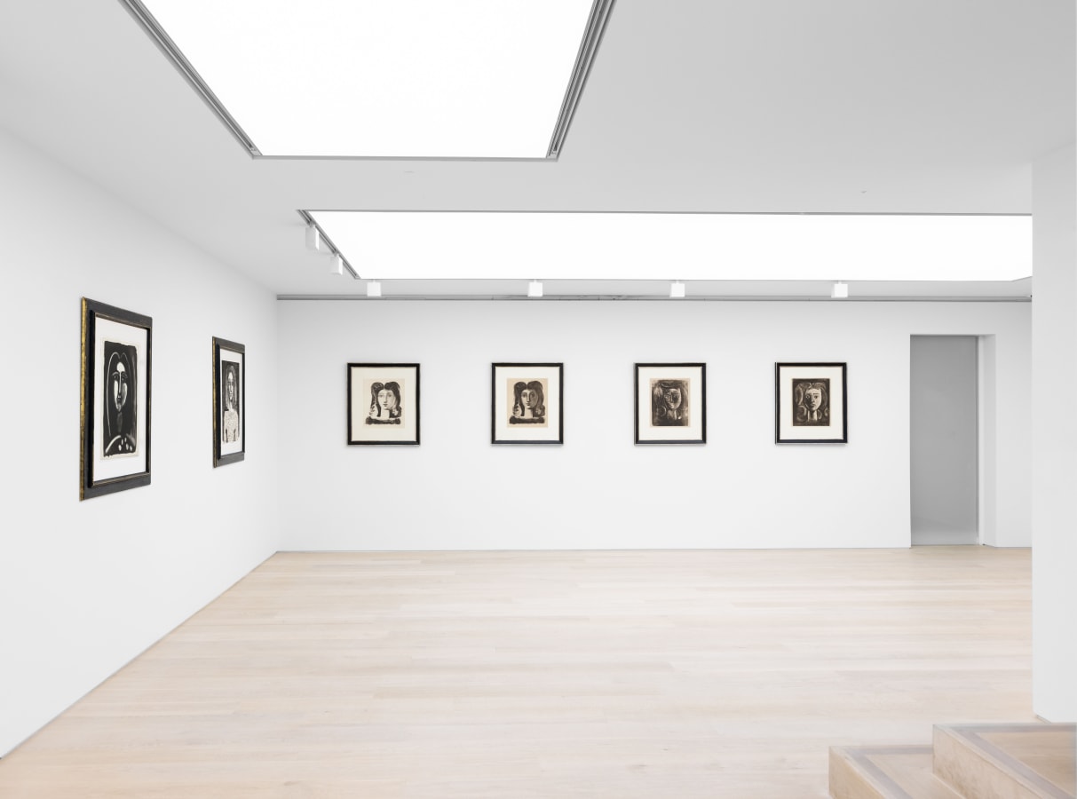 Installation view of Portraiture in Print at Cristea Roberts Gallery, London, 2023. Photo: Sam Roberts Photography